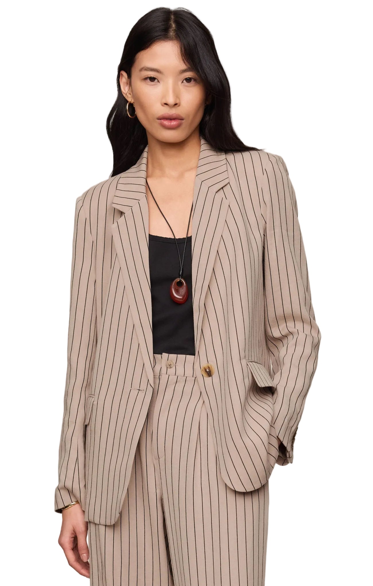 EVAN STRIPED BLAZER
