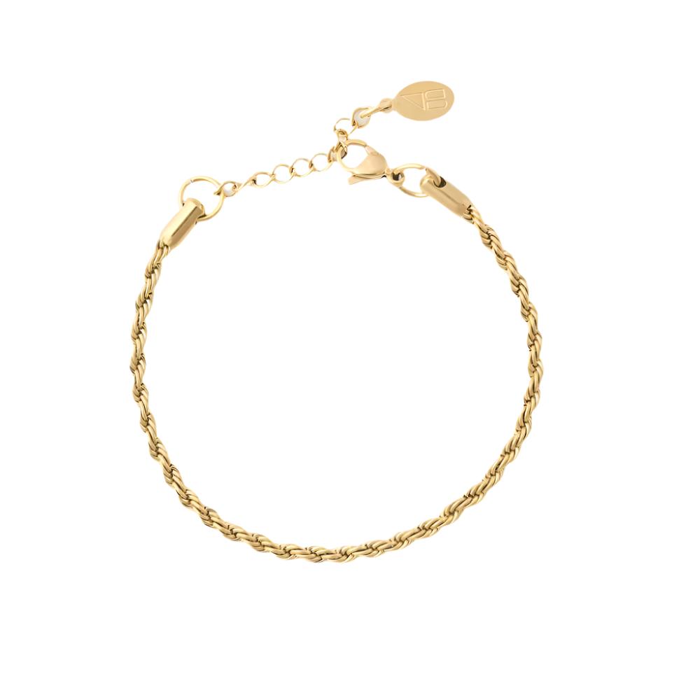 Golden Rope Bracelet Stainless Steel