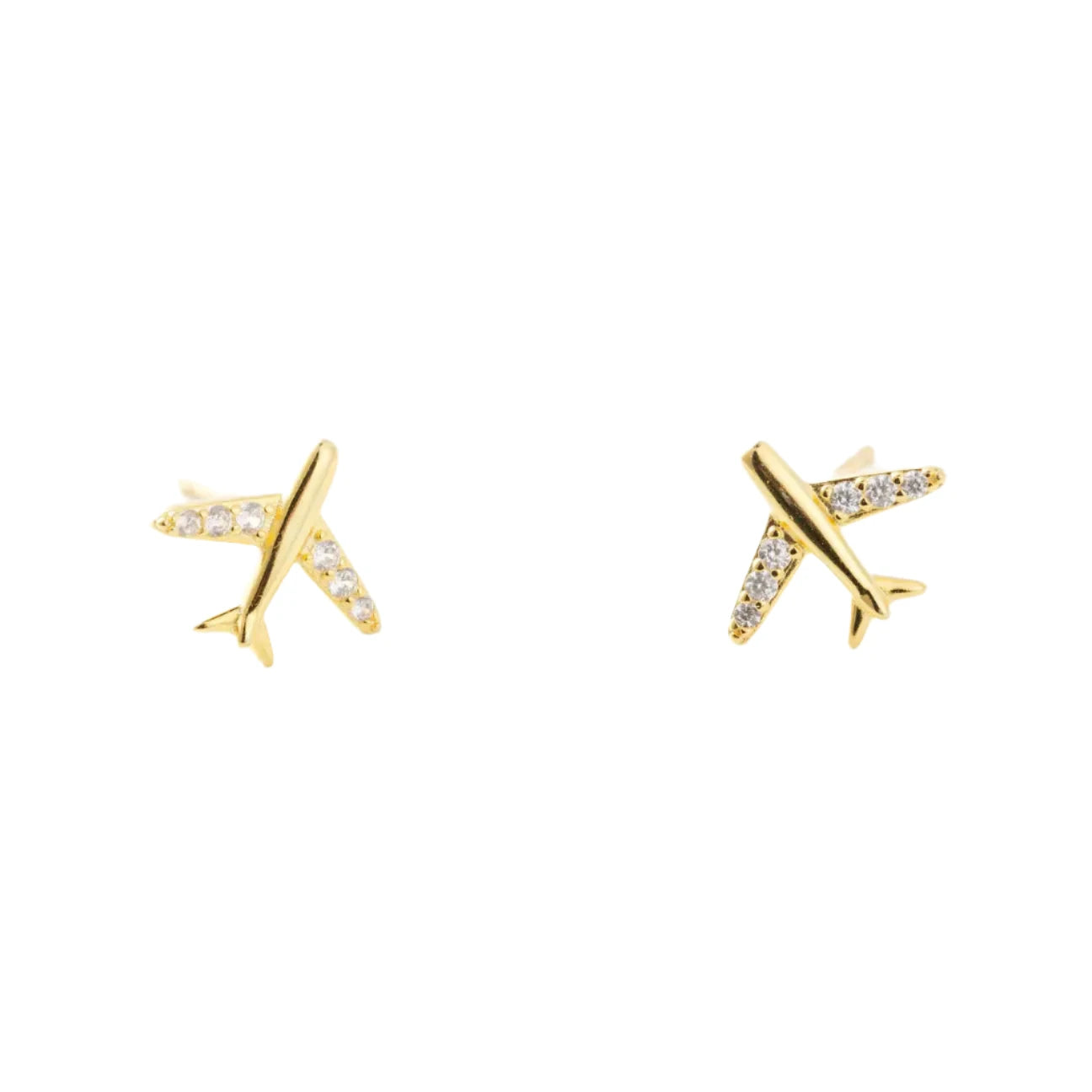 Fly Away Gold Studs