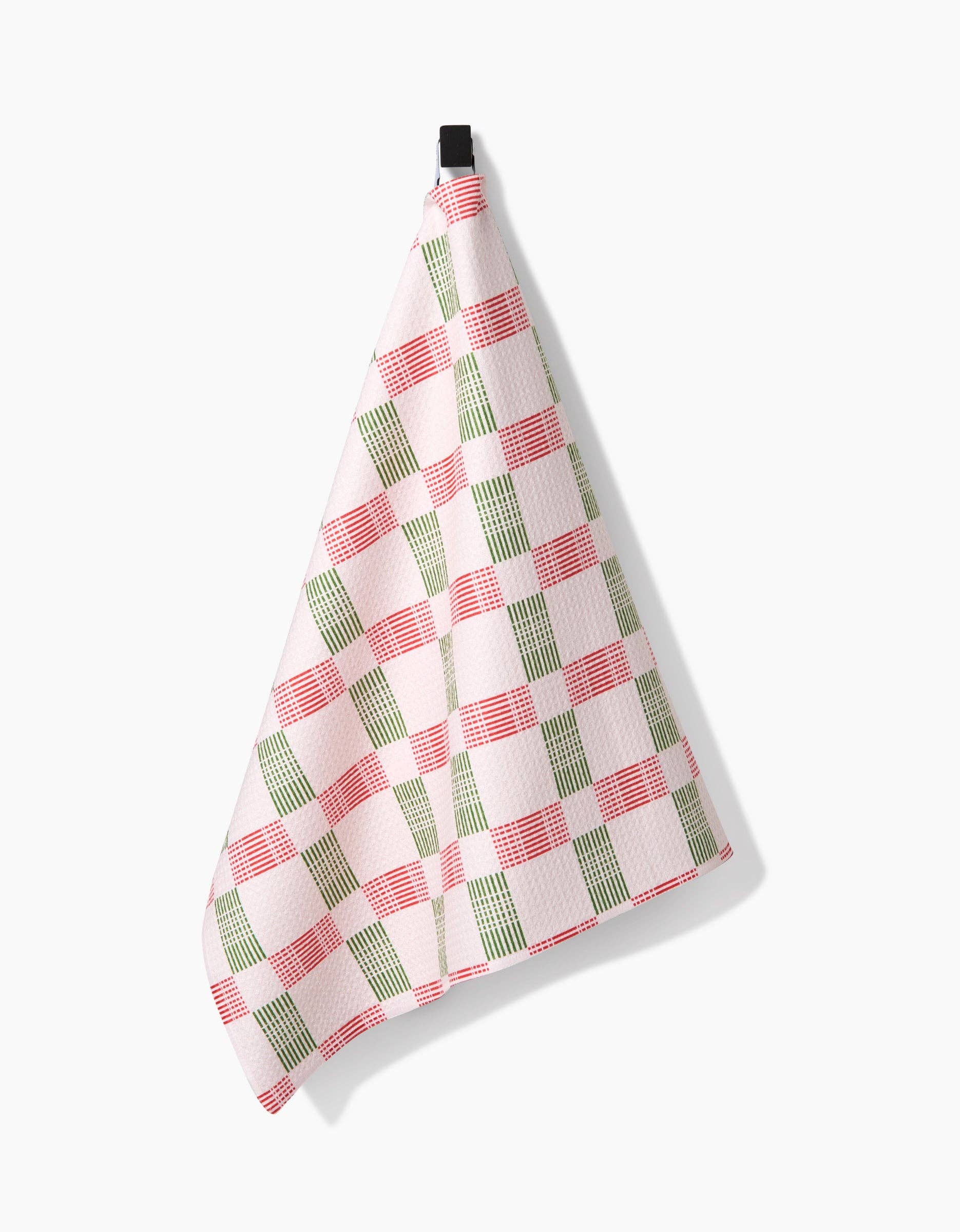 Be Merry Plaid Tea Towel