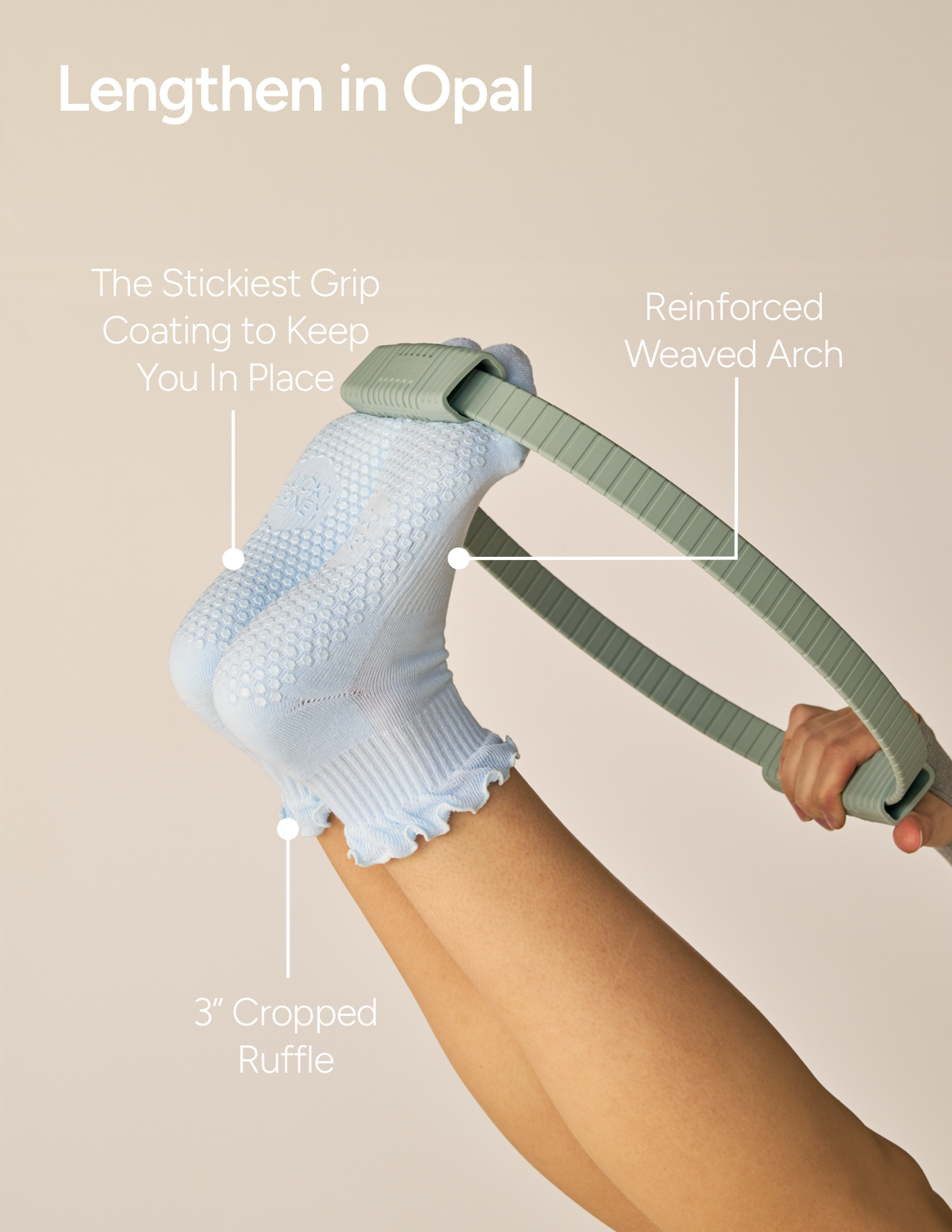 The Ruffle Grip Sock