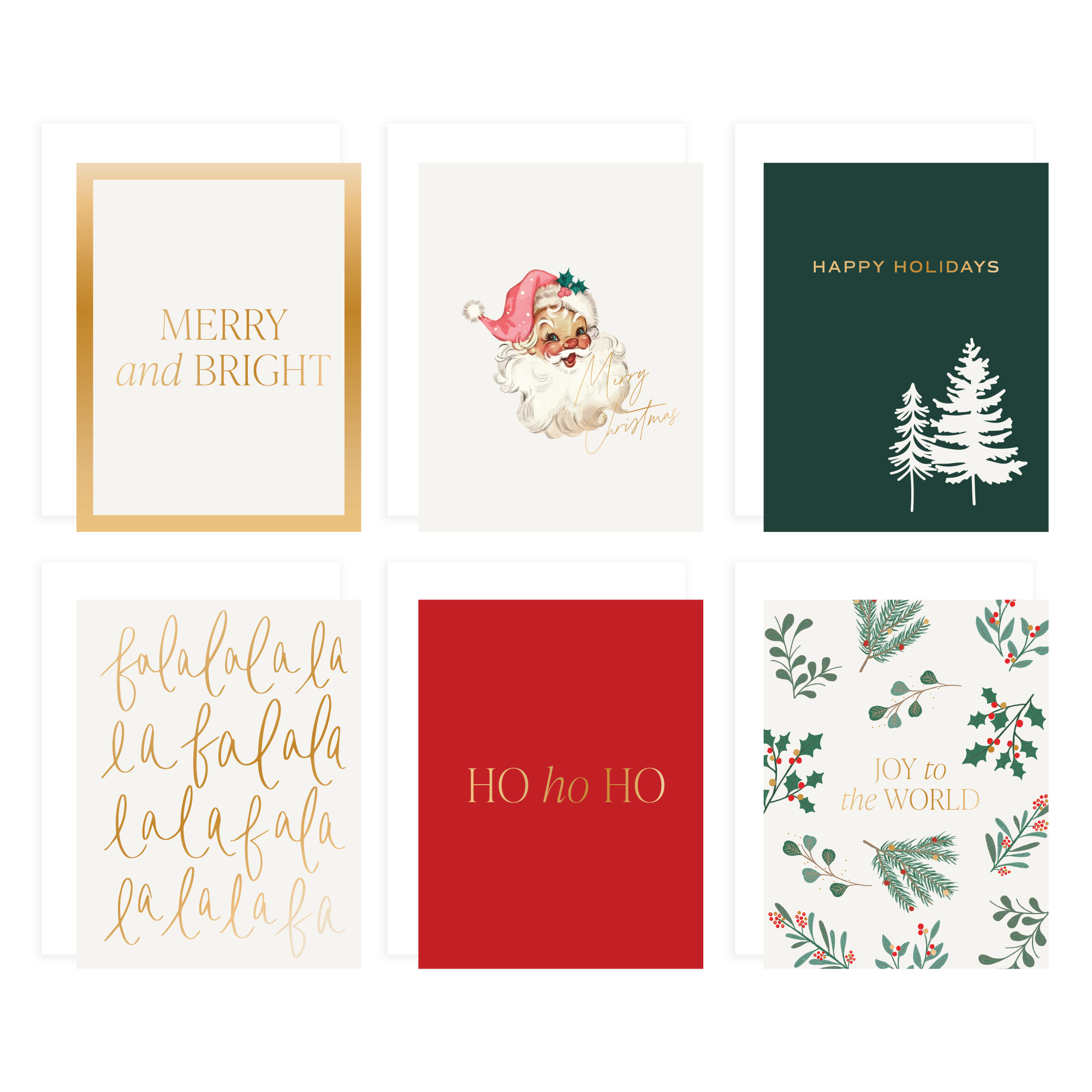 Assorted Holiday Cards Boxed Set