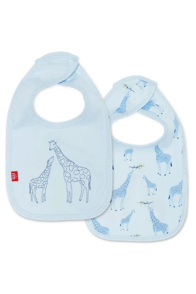 Jolie Giraffe Reversible Bib