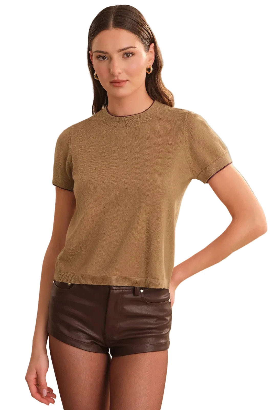 AUGUSTA DOUBLE LAYER SWEATER TEE
