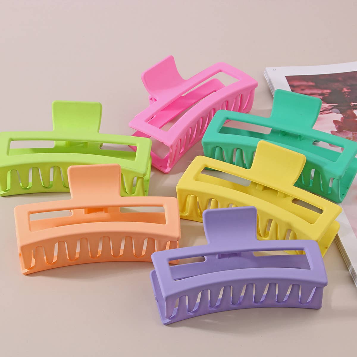 Jumbo Flat Hair Claw Clip