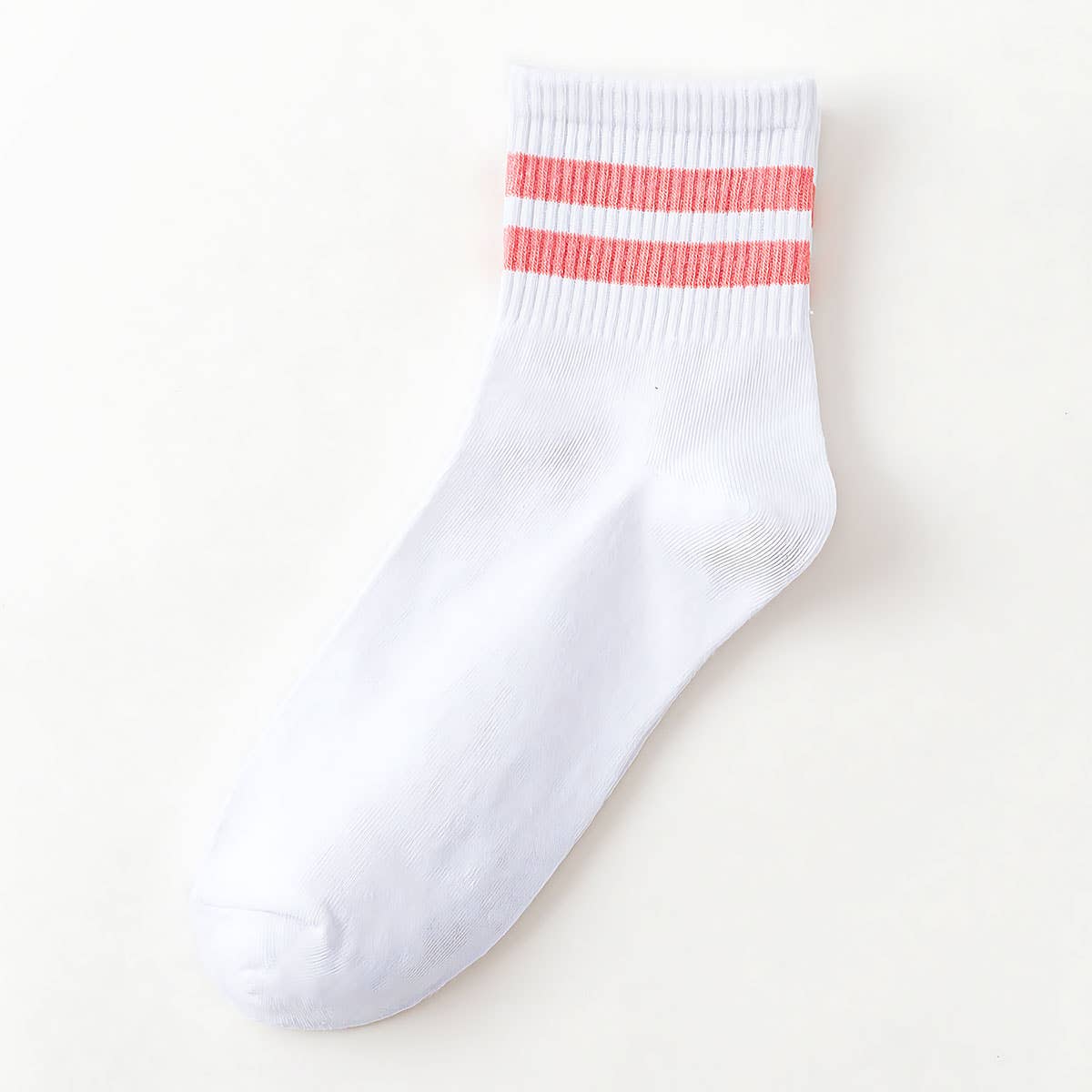 Classic Striped Pattern Crew Socks