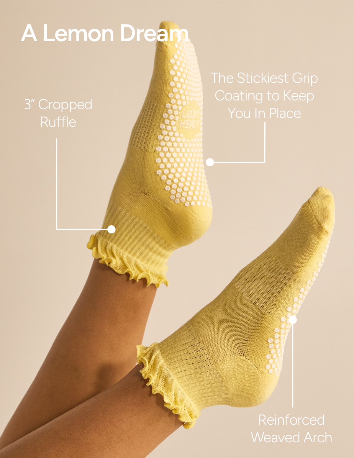 The Ruffle Grip Sock