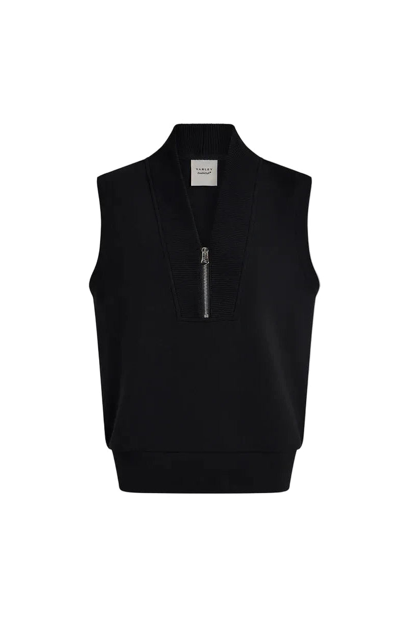 Beau Sleeveless Half-Zip Sweat
