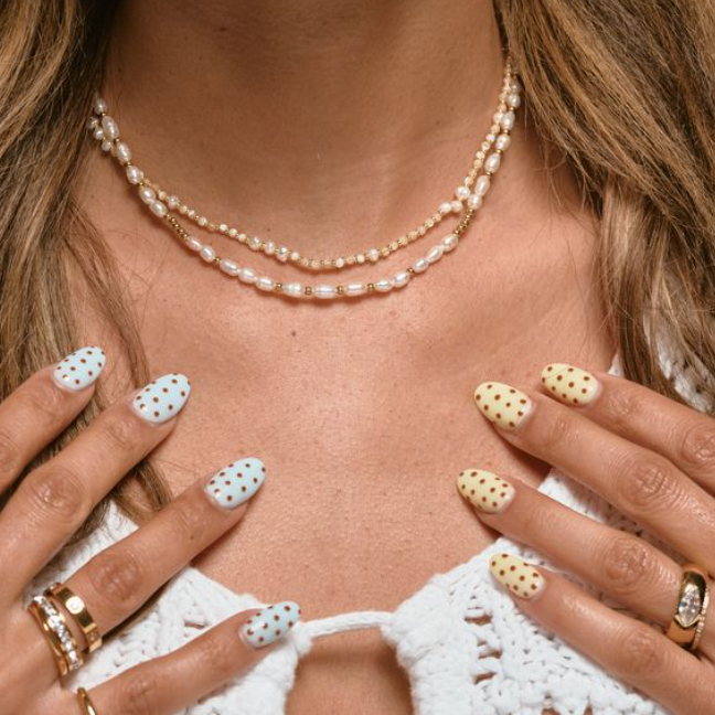 Gabby White Bead and Pearl Necklace