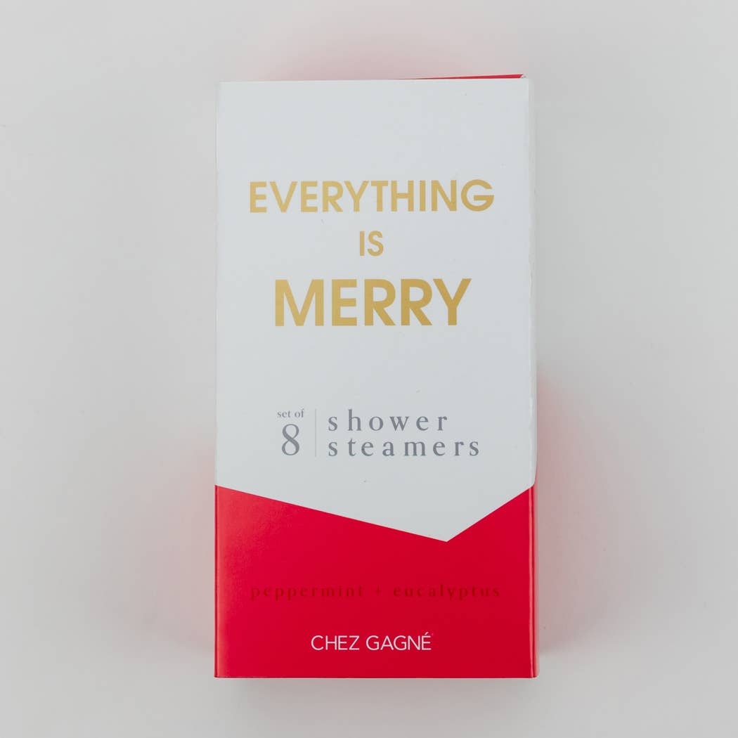Everything is Merry - Shower Steamers - Funny Holiday Gift