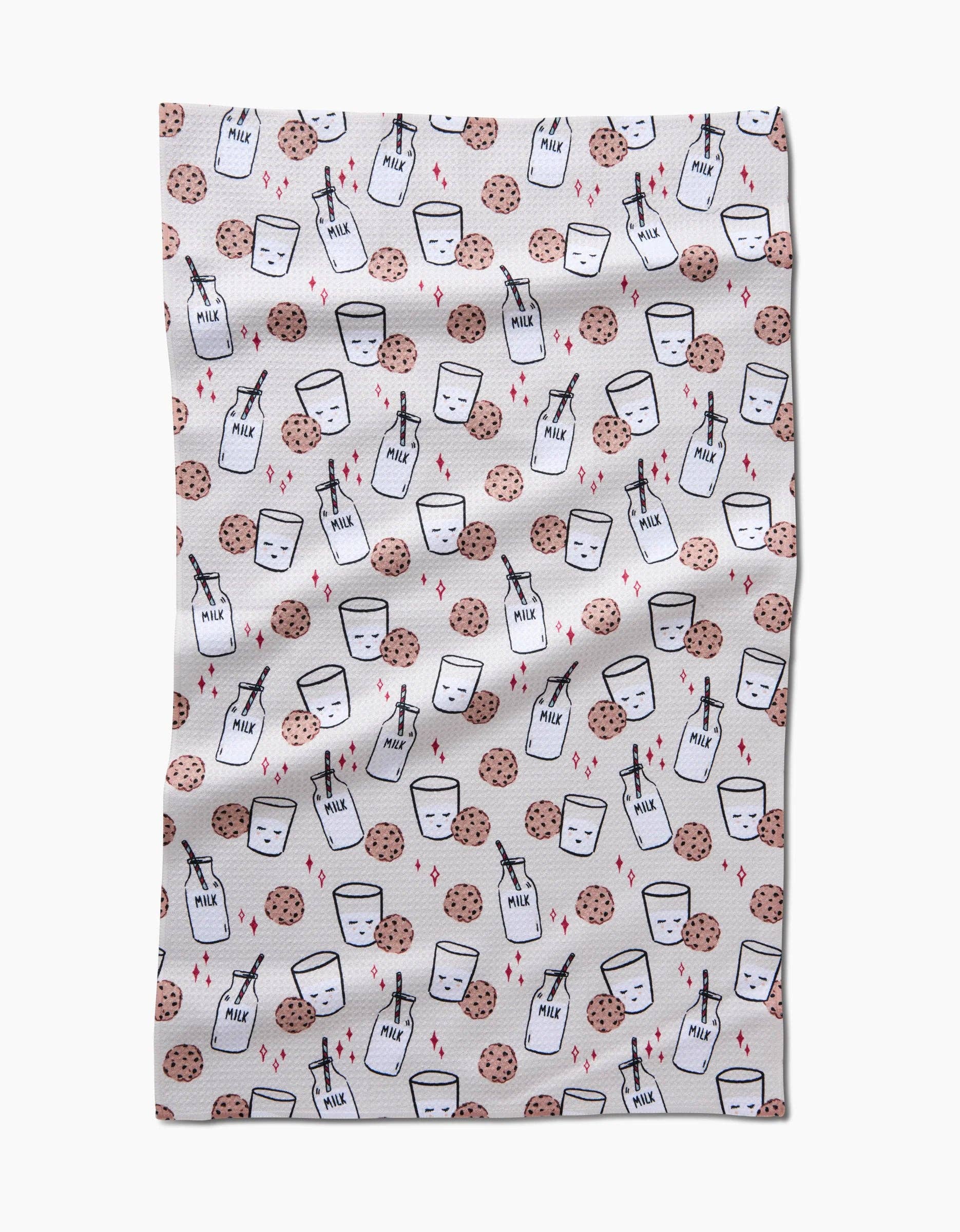 Milk And Cookies Tea Towel