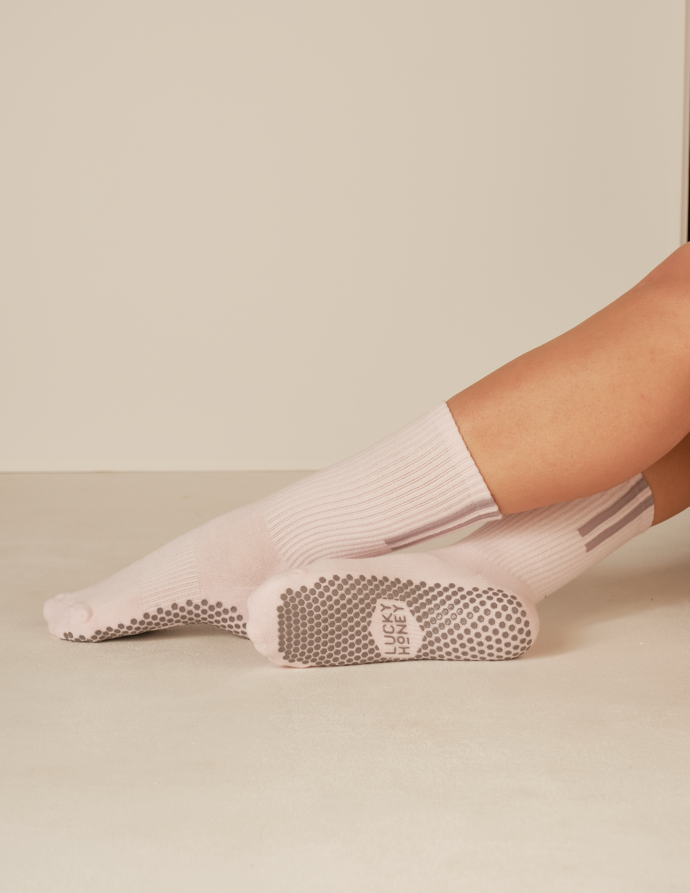 The Lucky Stripe Grip Sock