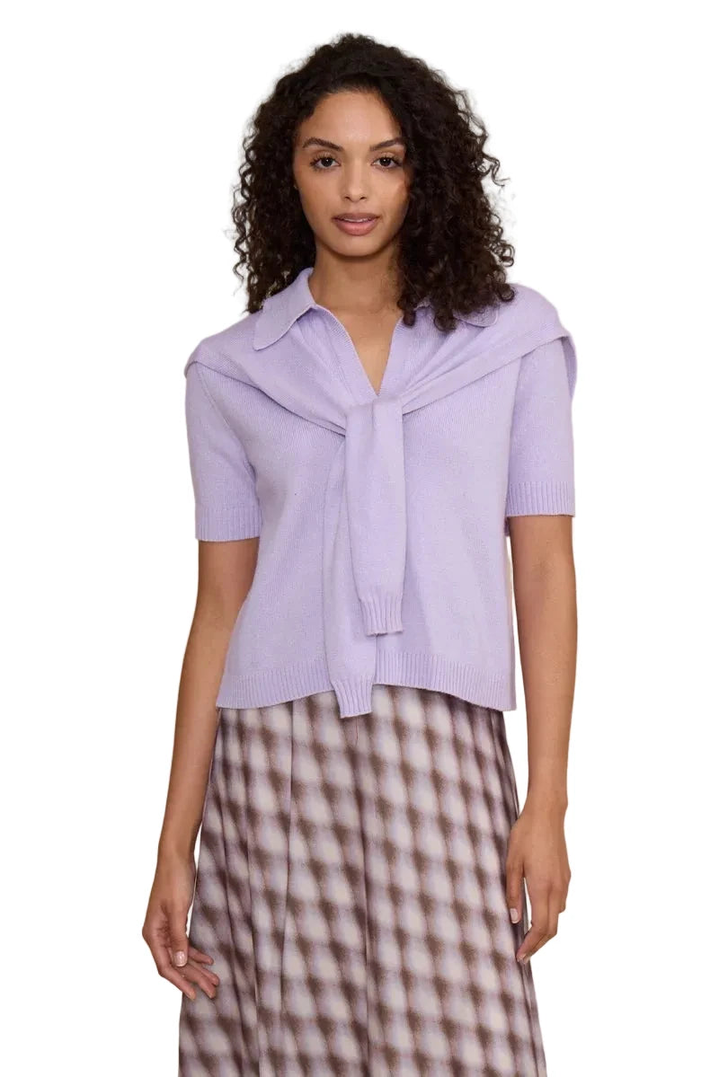 CLARA DOUBLE TOP - LAVENDER