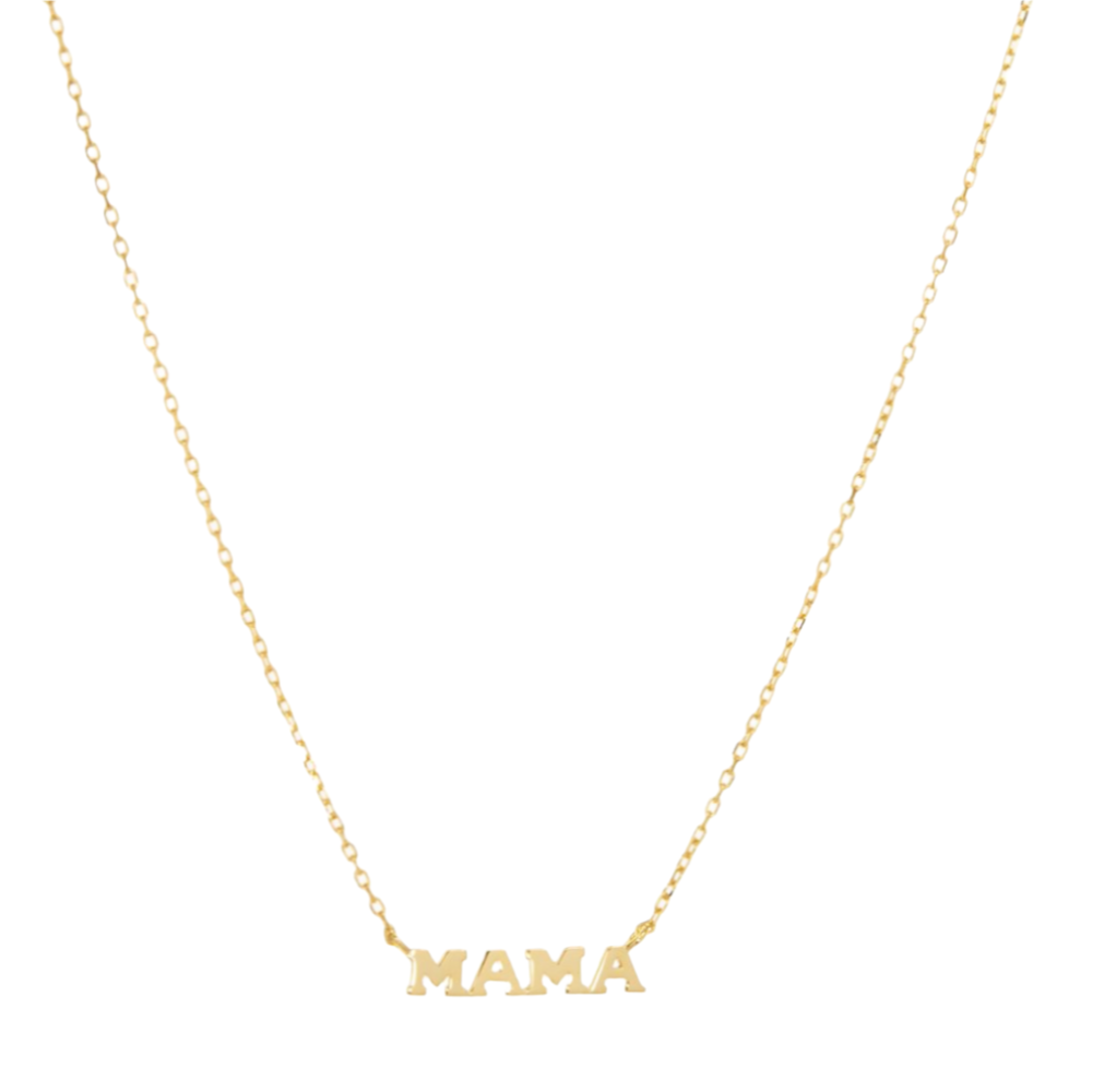 Gold Plated-"MAMA" Necklace