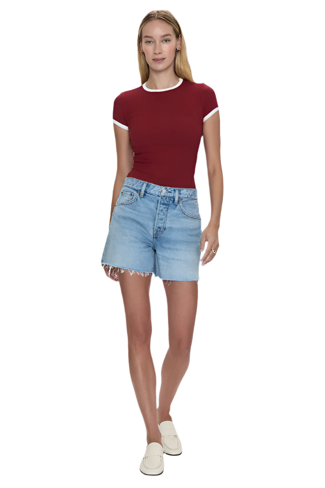 Andie High Rise Vintage Cut Off Short