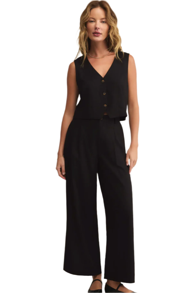 TOPANGA WIDE LEG LINEN PANT