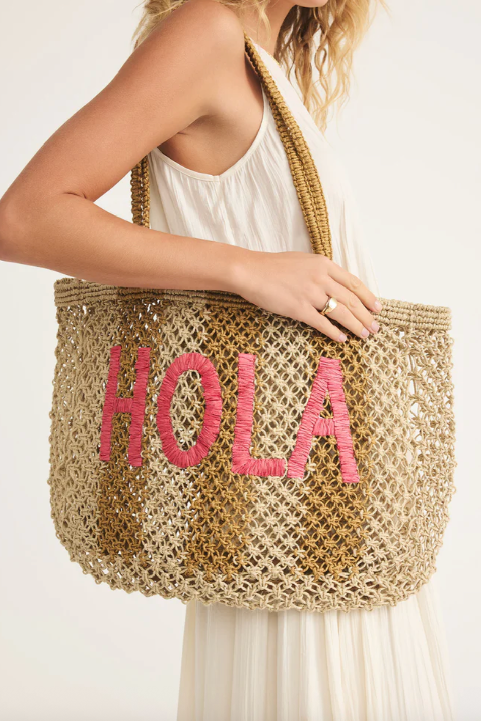 WOVEN JUTE TOTE BAG