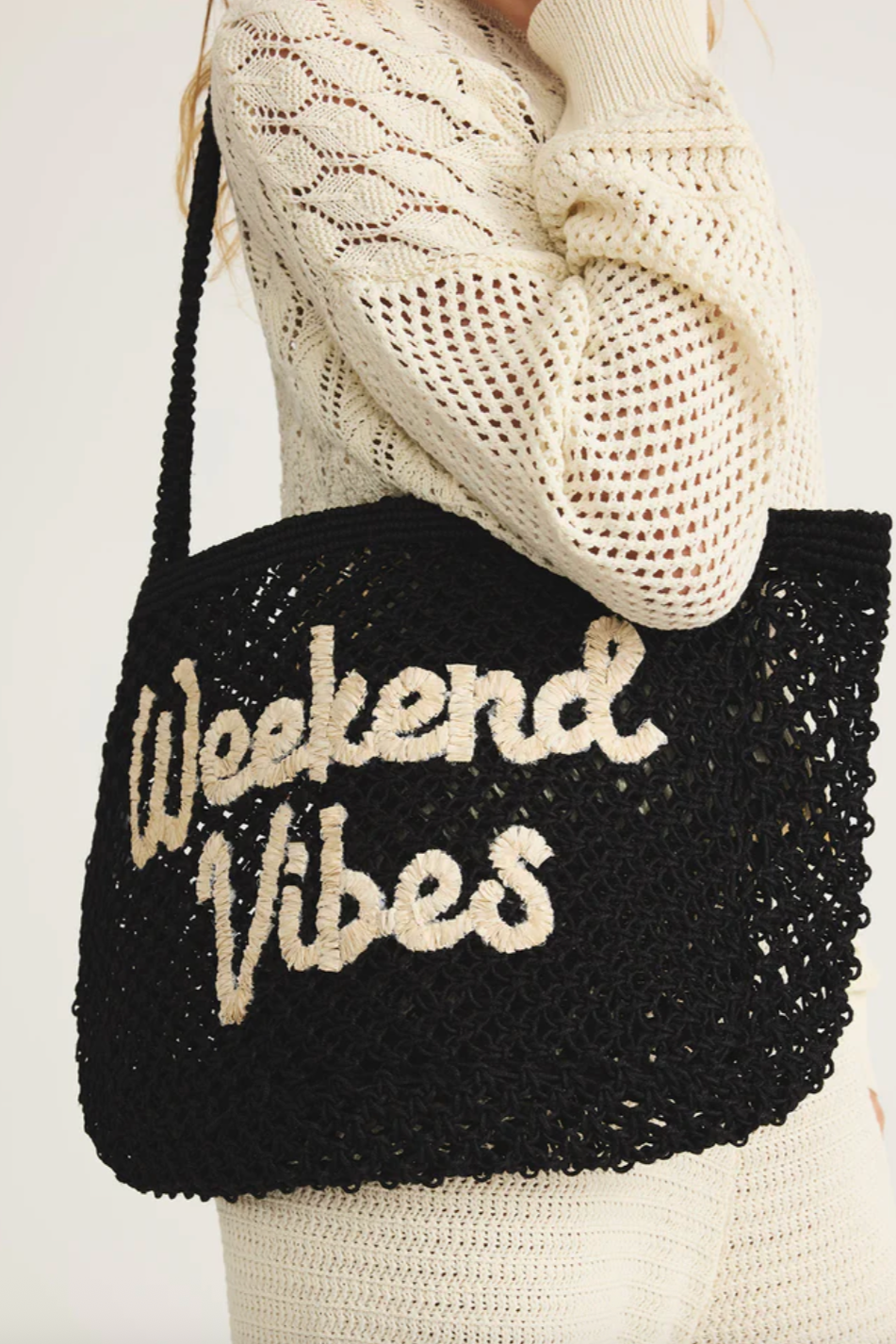 WOVEN JUTE TOTE BAG