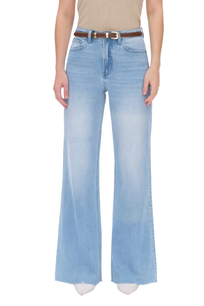 Bella Super High Rise Wide Leg / Light Blue