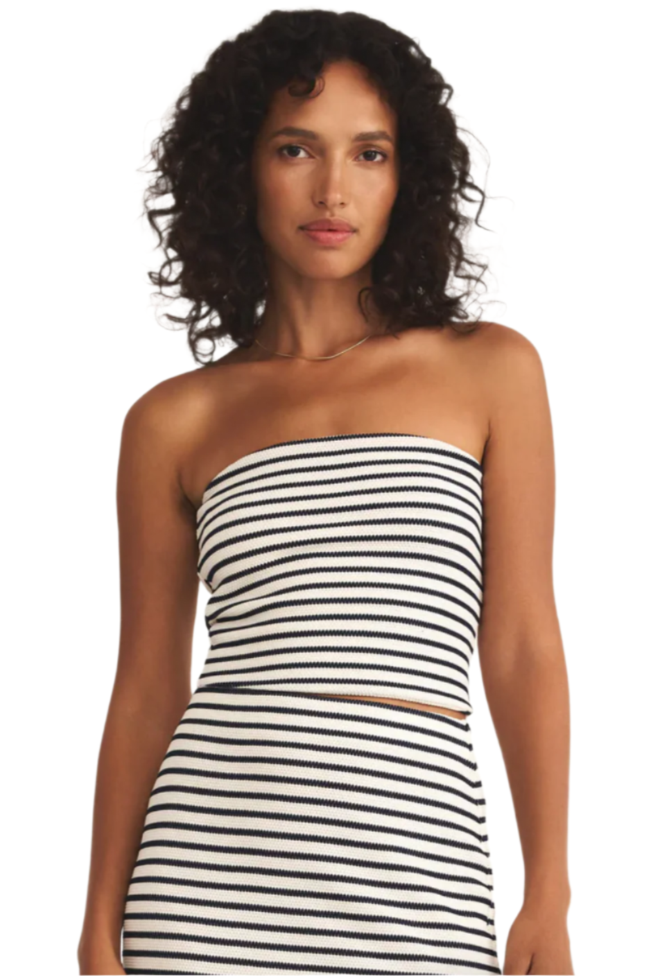 CAFFARI STRIPE TUBE TOP