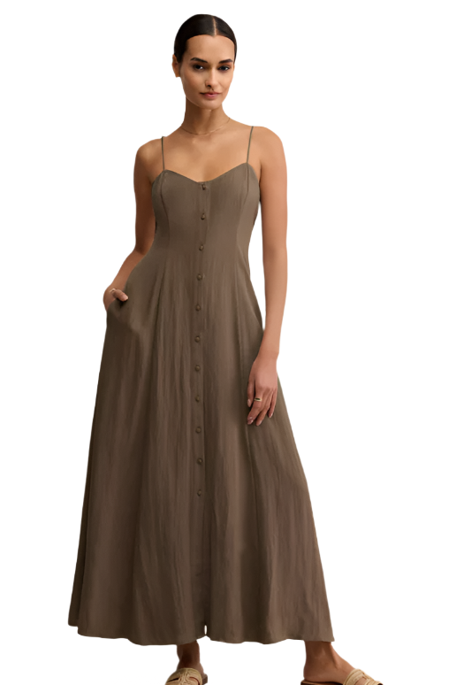 ANGEL EYES AIRY MIDI DRESS