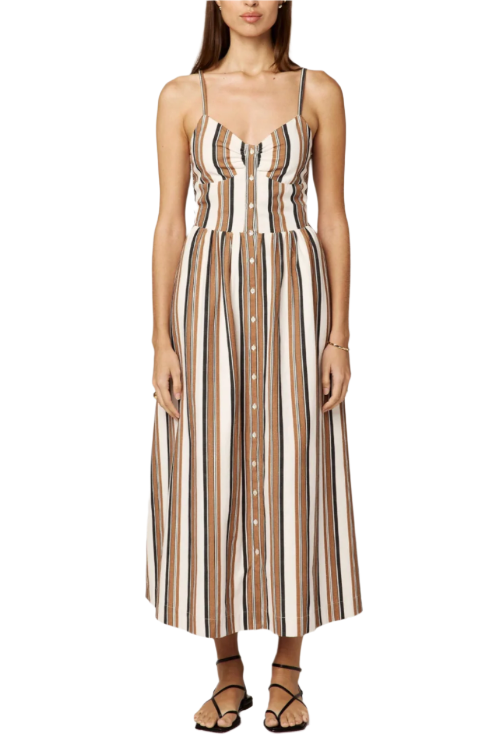 Holly Midi Dres / Giatta Stripe