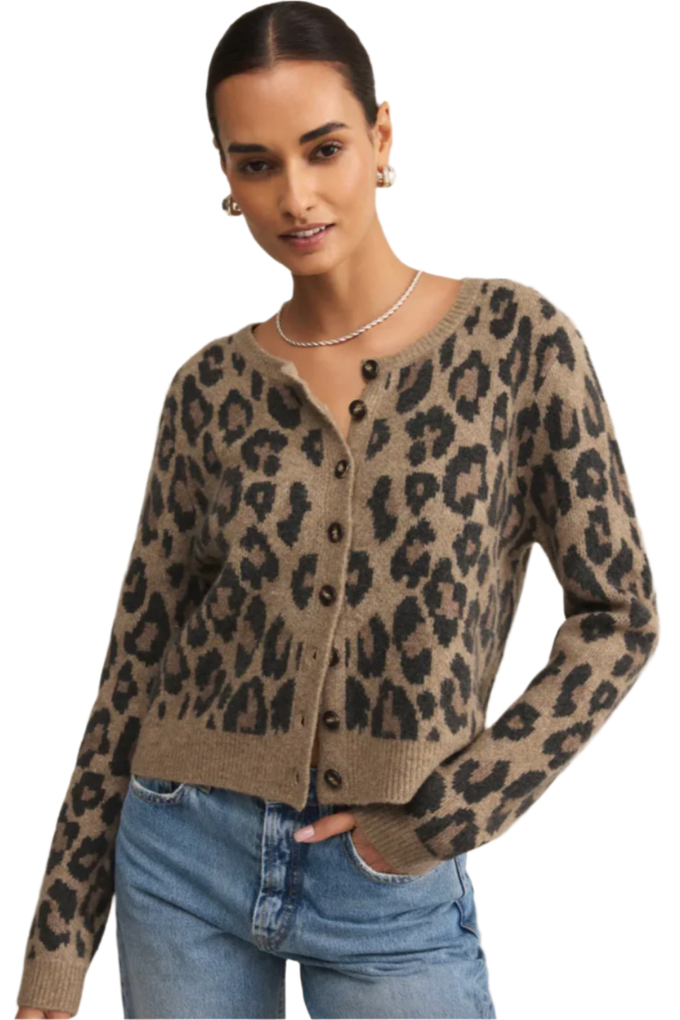 OUTLOOK LEOPARD CARDIGAN