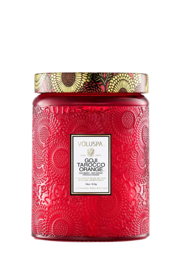 Goji Tarocco Orange 18oz Large Jar Candle