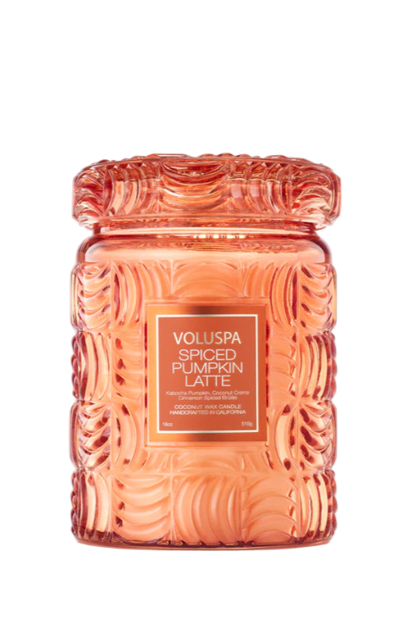 SPICED PUMPKIN LATTE LARGE JAR CANDLE