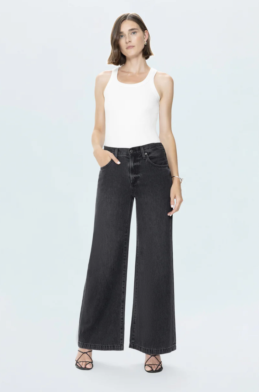 JADYN LOW SLUNG PALAZZO JEAN - ZEN