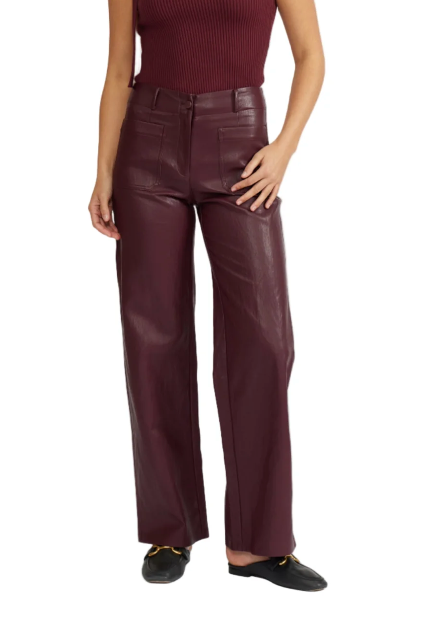 Reeve Faux Leather Pant
