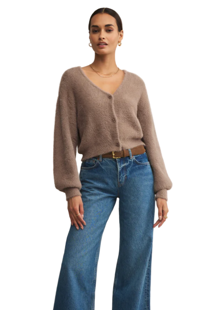 SADIRA FLUFFY CARDIGAN