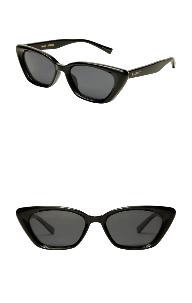 Z Supply Staycation Sunglasses with polarized frame and full UV protection for effortless everyday style
