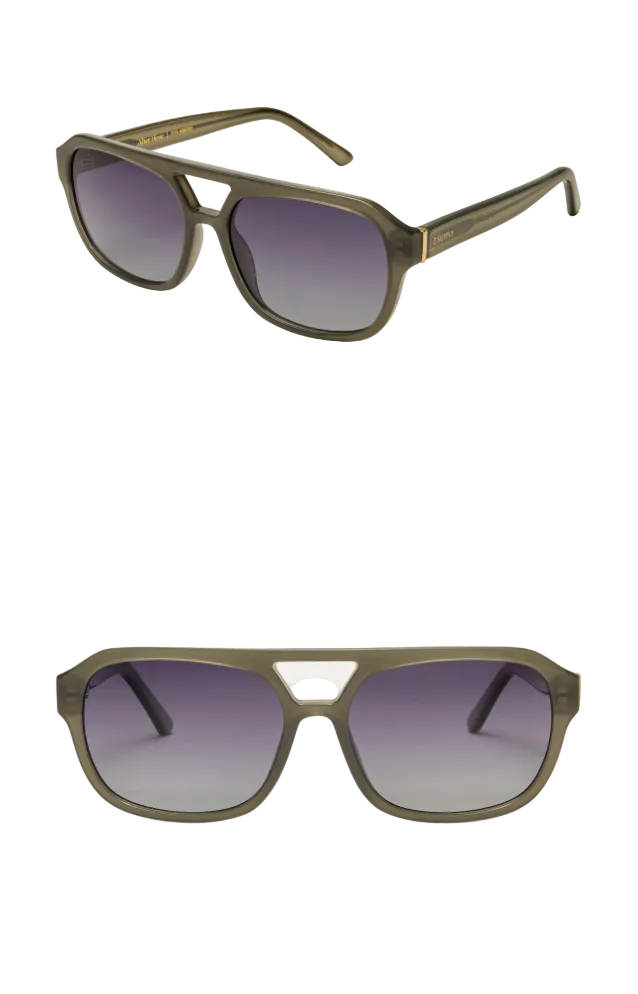 Z Supply After Hours Sunglasses with modern polarized frame and full UV protection for effortless everyday style