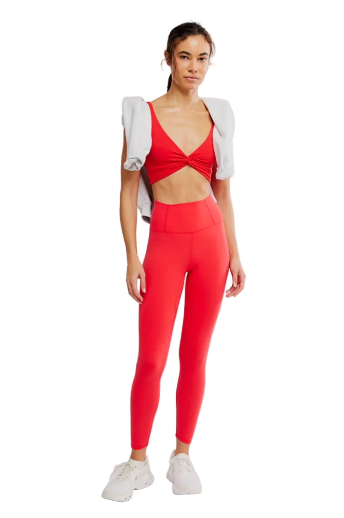 Never Better Legging in Grapefruit, high-rise active leggings with a sleek fitted silhouette