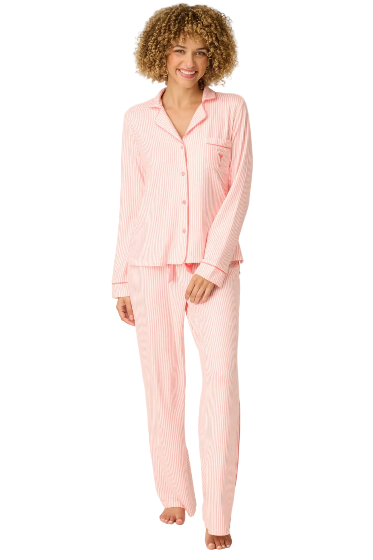 Paloma Mama Sweet Stripes Long 3-Piece PJ Set