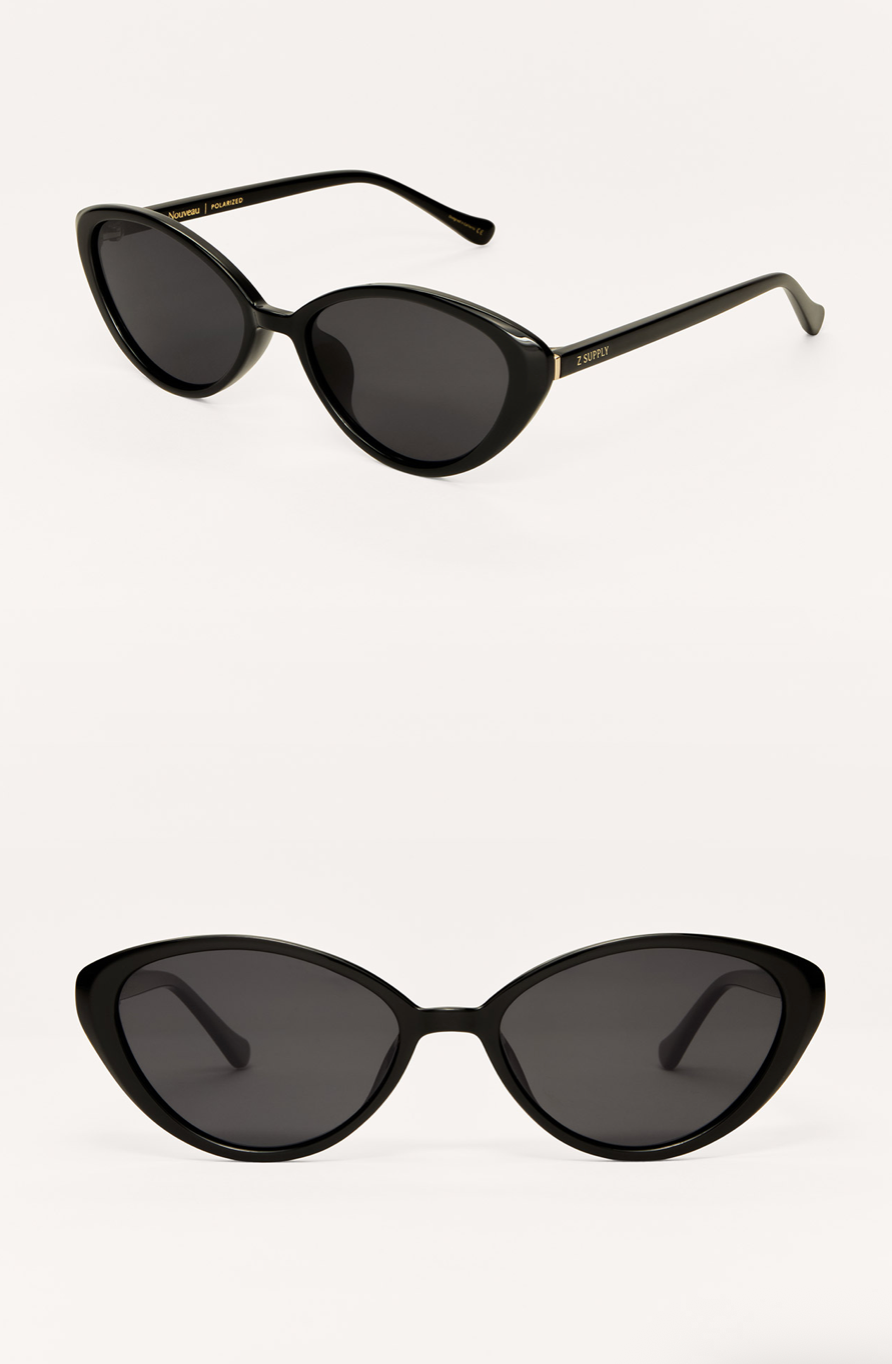 NOUVEAU POLARIZED SUNGLASSES/ Black