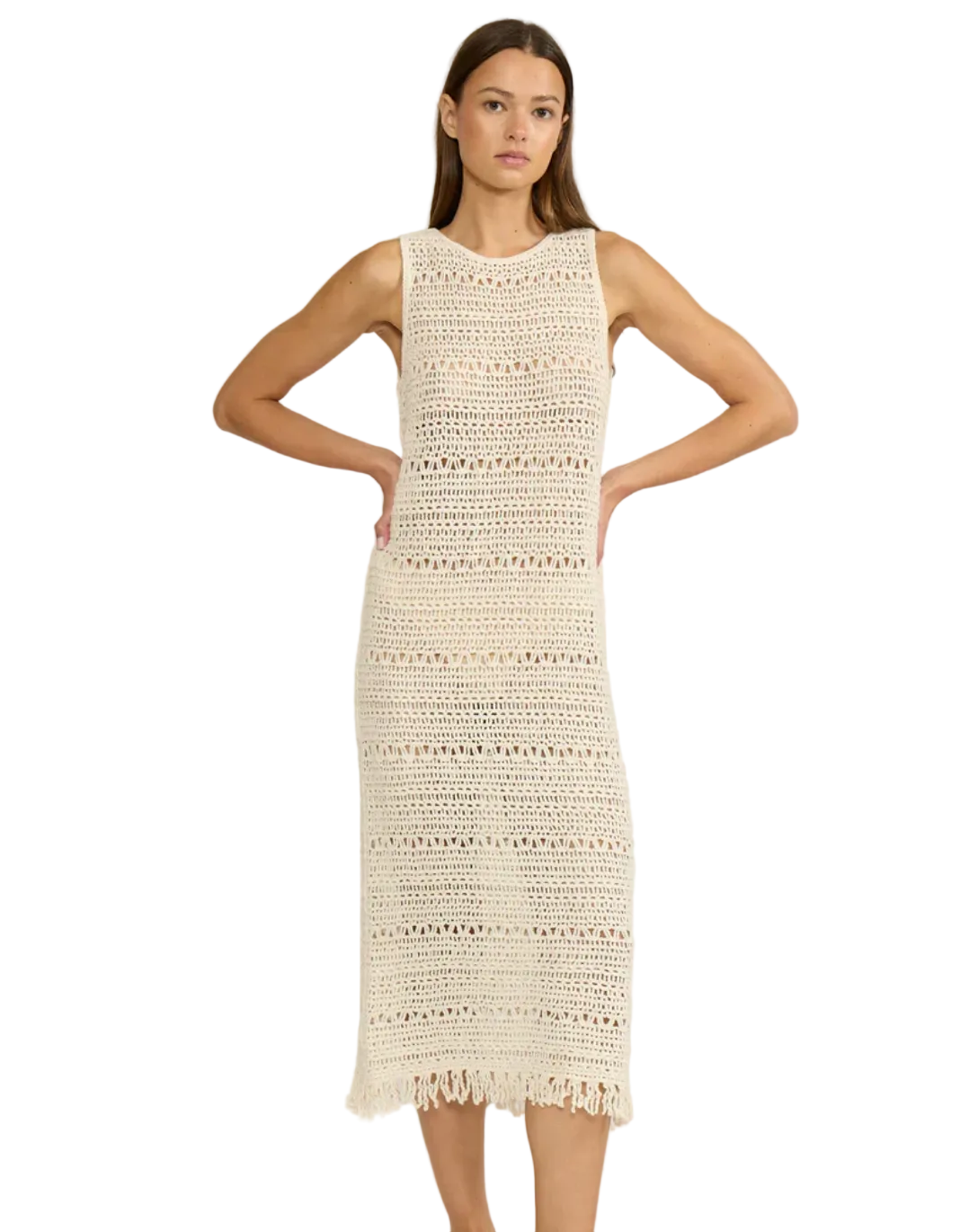 Tyler Crochet Midi Dress