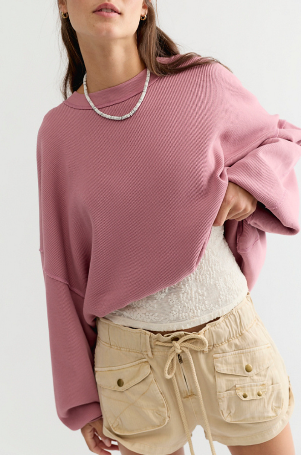 SKYLINE TEE / ROSE RAISIN