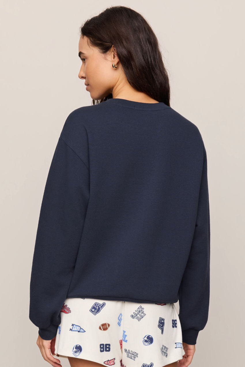 Boyfriend Patch Sweatshirt