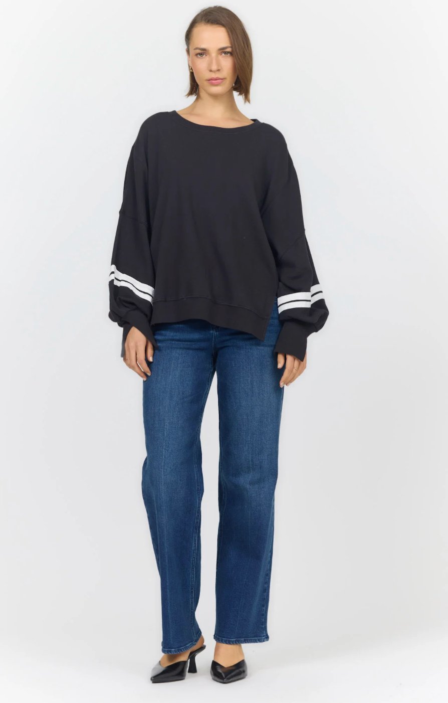 TRENTON SWEATSHIRT WASHED BLACK