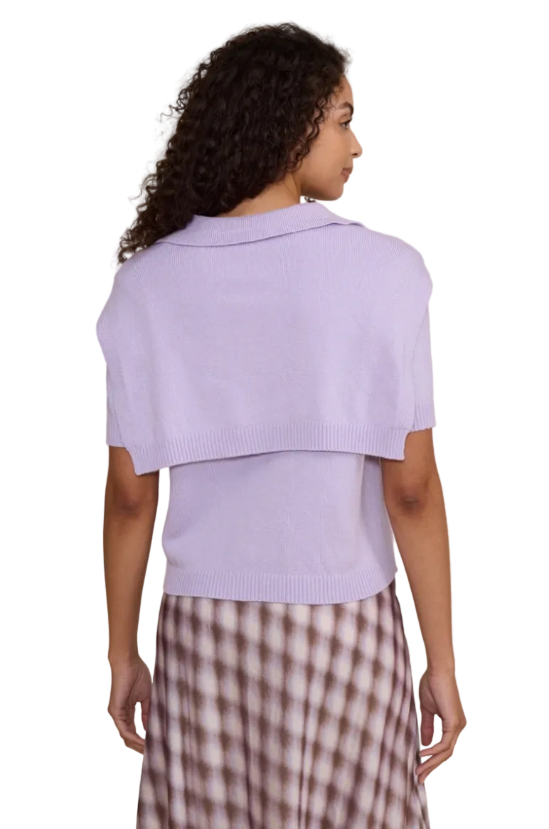 CLARA DOUBLE TOP - LAVENDER