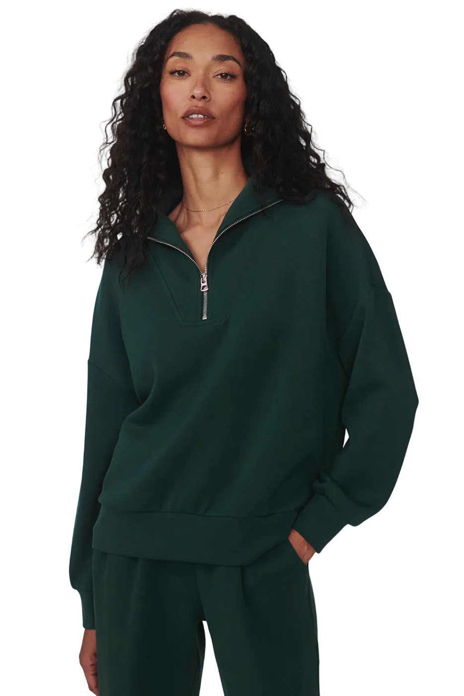 Hawley Half Zip – Ponderosa Pine