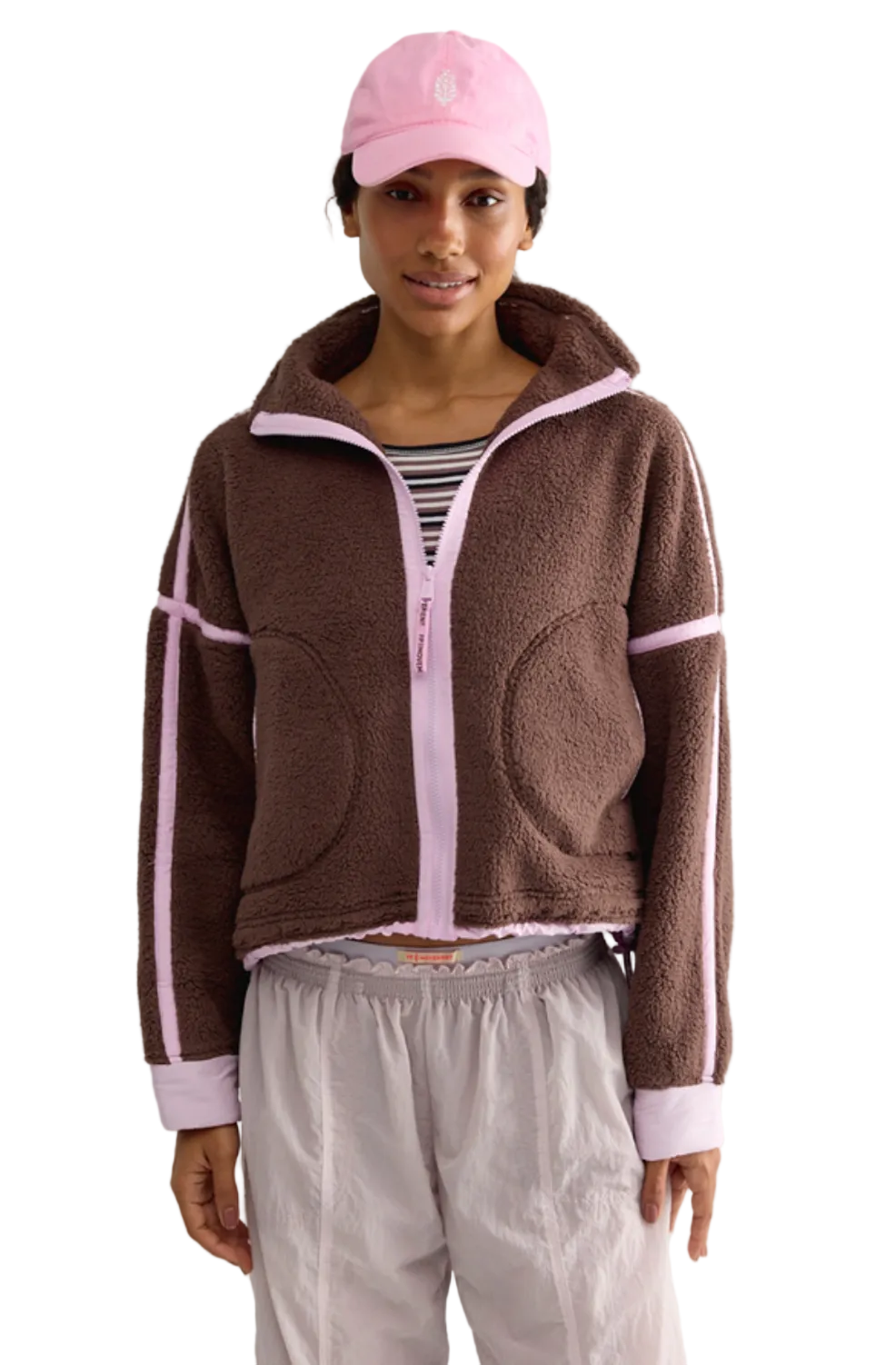 MOUNTAIN HIGH JACKET / TRUFFLE/POWDER PINK