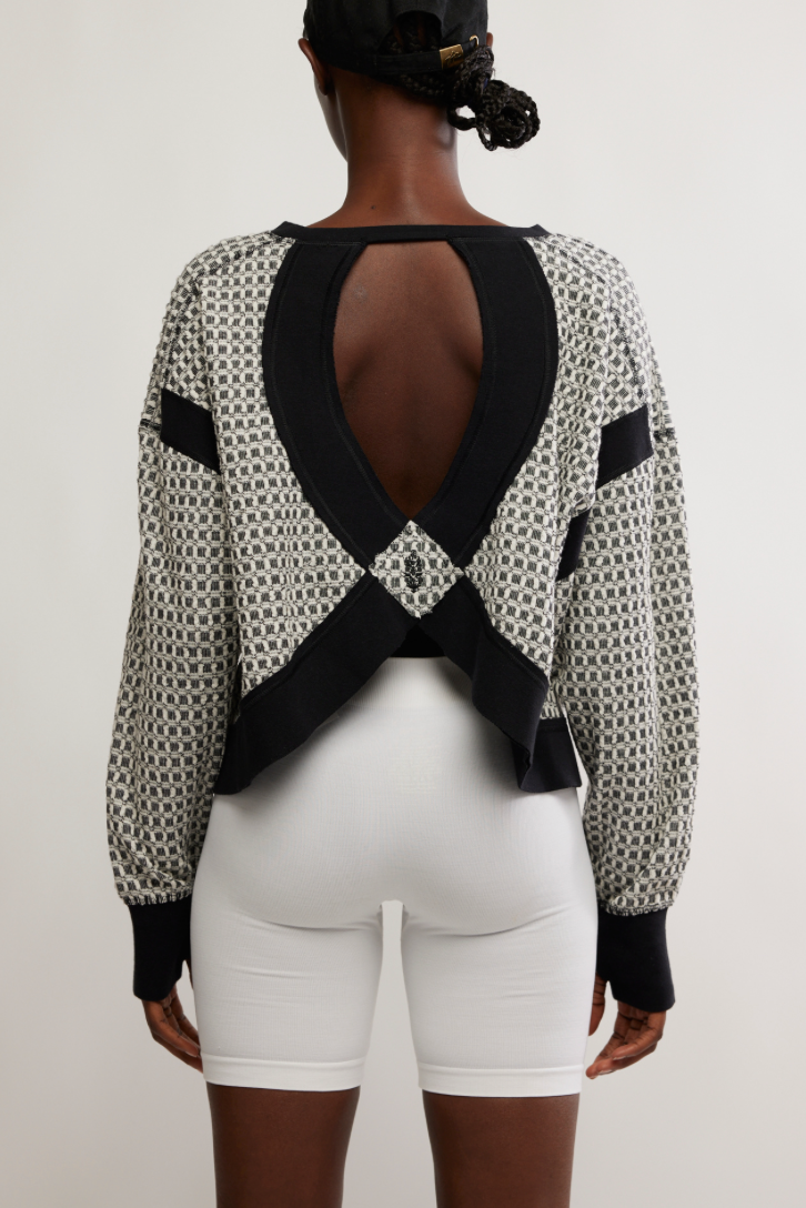 MY TIME Reversible Textured Layer/ black combo