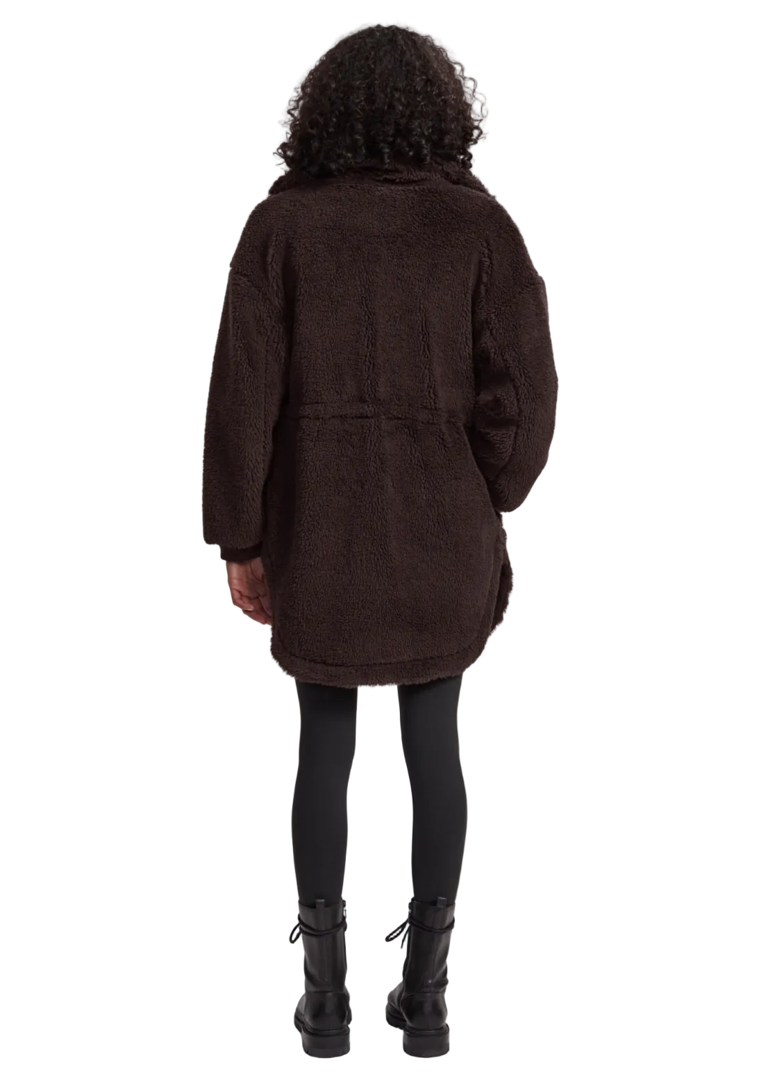 jamie sherpa coat/ coffee bean