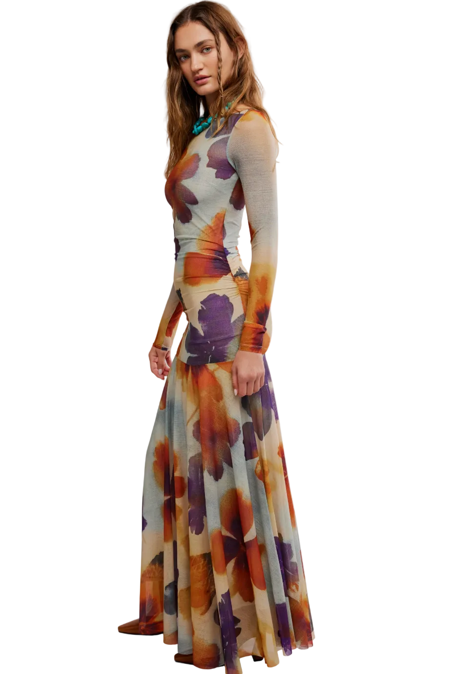 Sunnei Mesh Maxi Dress