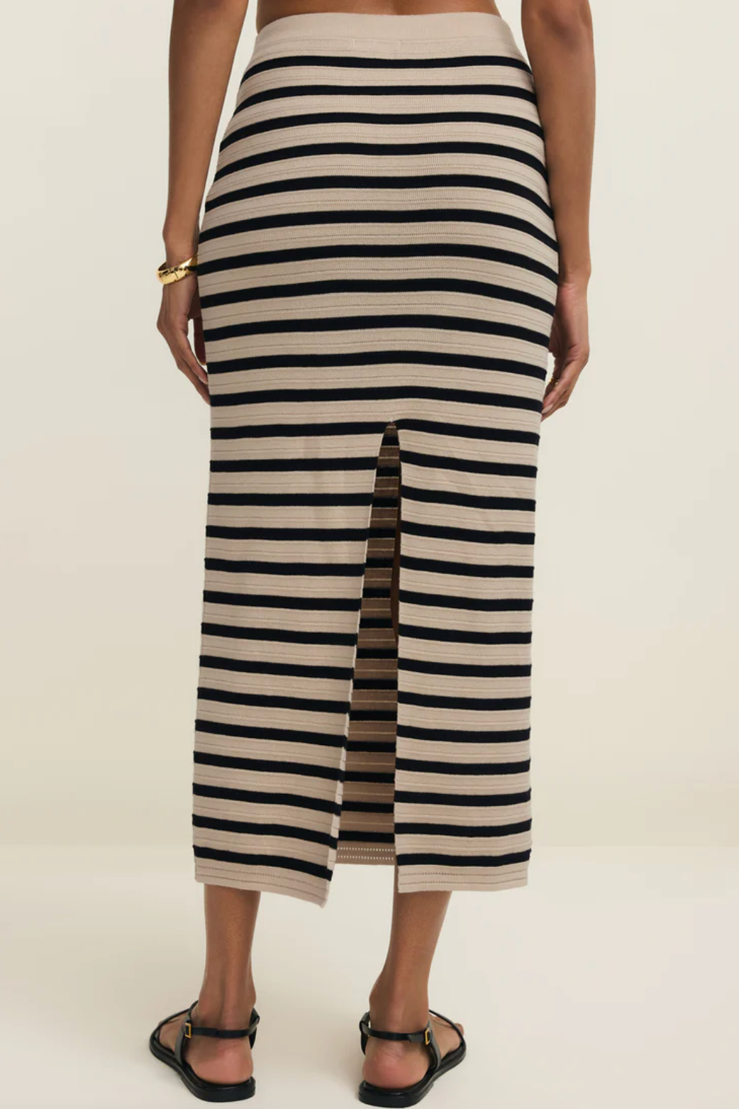 EMORI STRIPED SKIRT