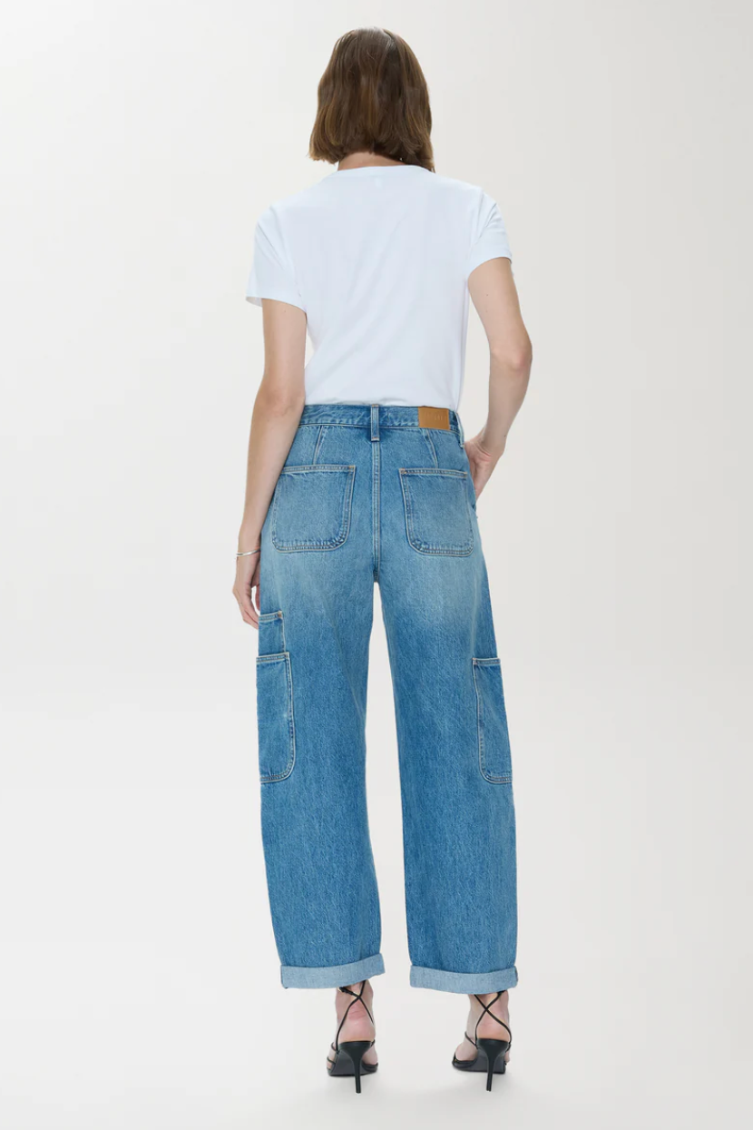 SONNY HIGH RISE BARREL JEAN / COASTAL FADE