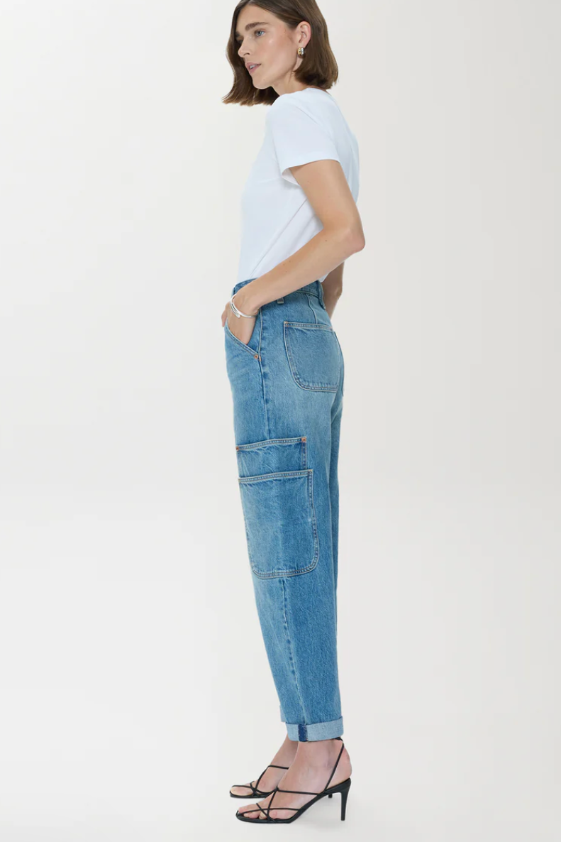 SONNY HIGH RISE BARREL JEAN / COASTAL FADE